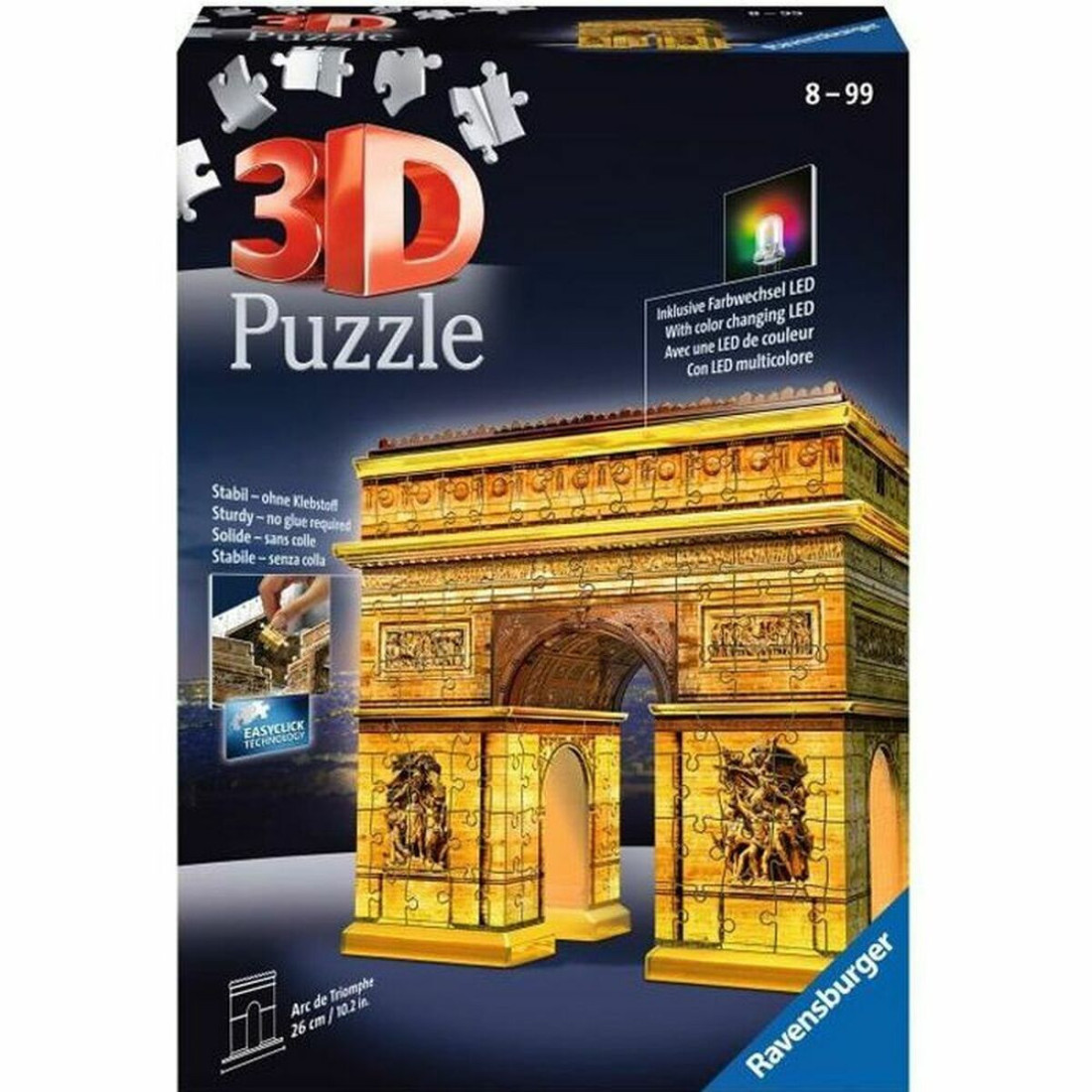 3D Puzlė Ravensburger Iceland: Kirkjuffellsfoss 216 Dalys 3D