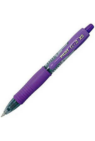 Karžygio Ženklas Roller Pilot G-2 XS Retractabil Violetinė 0,4 mm (12 vnt.)