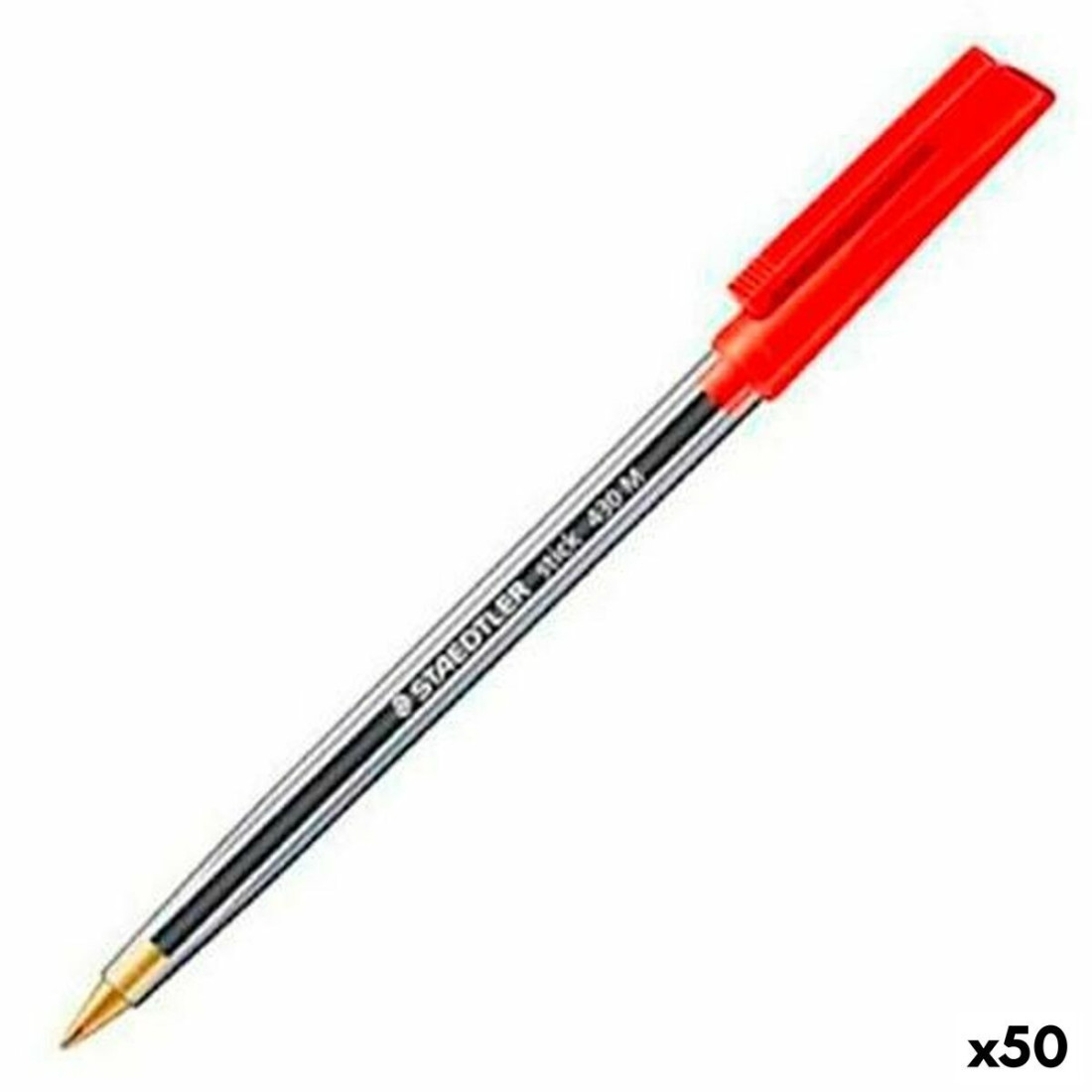 Karžygio Ženklas Staedtler Stick 430 Raudona (50 vnt.)