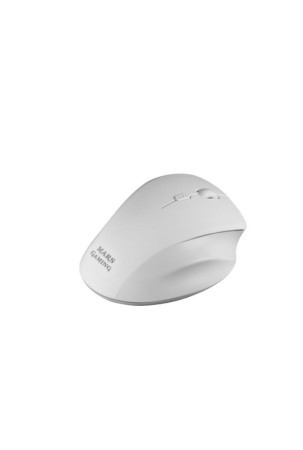 Pelė Mars Gaming MMWERGO Ratón Inalámbrico Ergonómico Blanco 3200 DPI