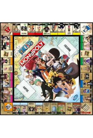 Stalo žaidimas Winning Moves Monopoly One Piece (FR) (Prancūzų)