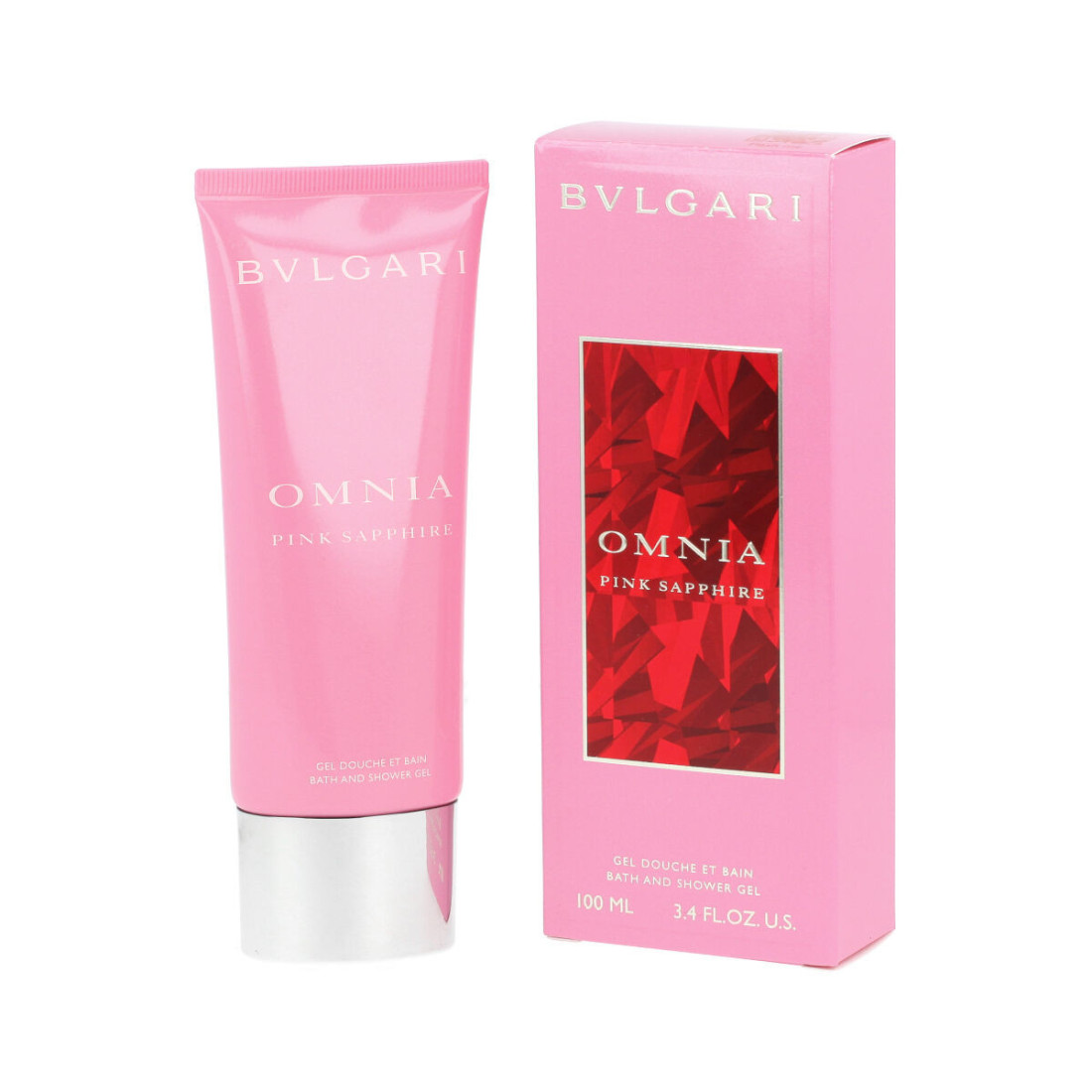 Kvapioji dušo želė Bvlgari Omnia Pink Sapphire (100 ml)