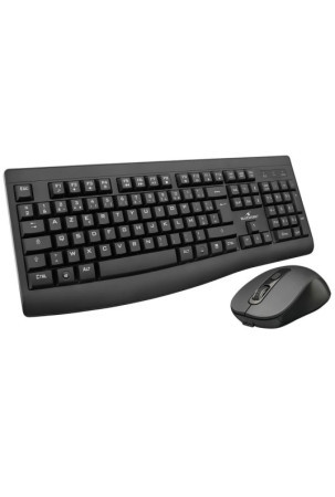 Klaviatūra ir pelė Bluestork Clavier Souris Sans Fil Juoda