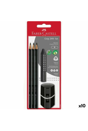 Pieštukų rinkinys Faber-Castell Juoda (5 vnt.) (10 vnt.)