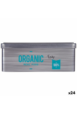 Dėžutė arbatai Organic Tea Pilka Alavas (11 x 7,1 x 18 cm) (24 vnt.)