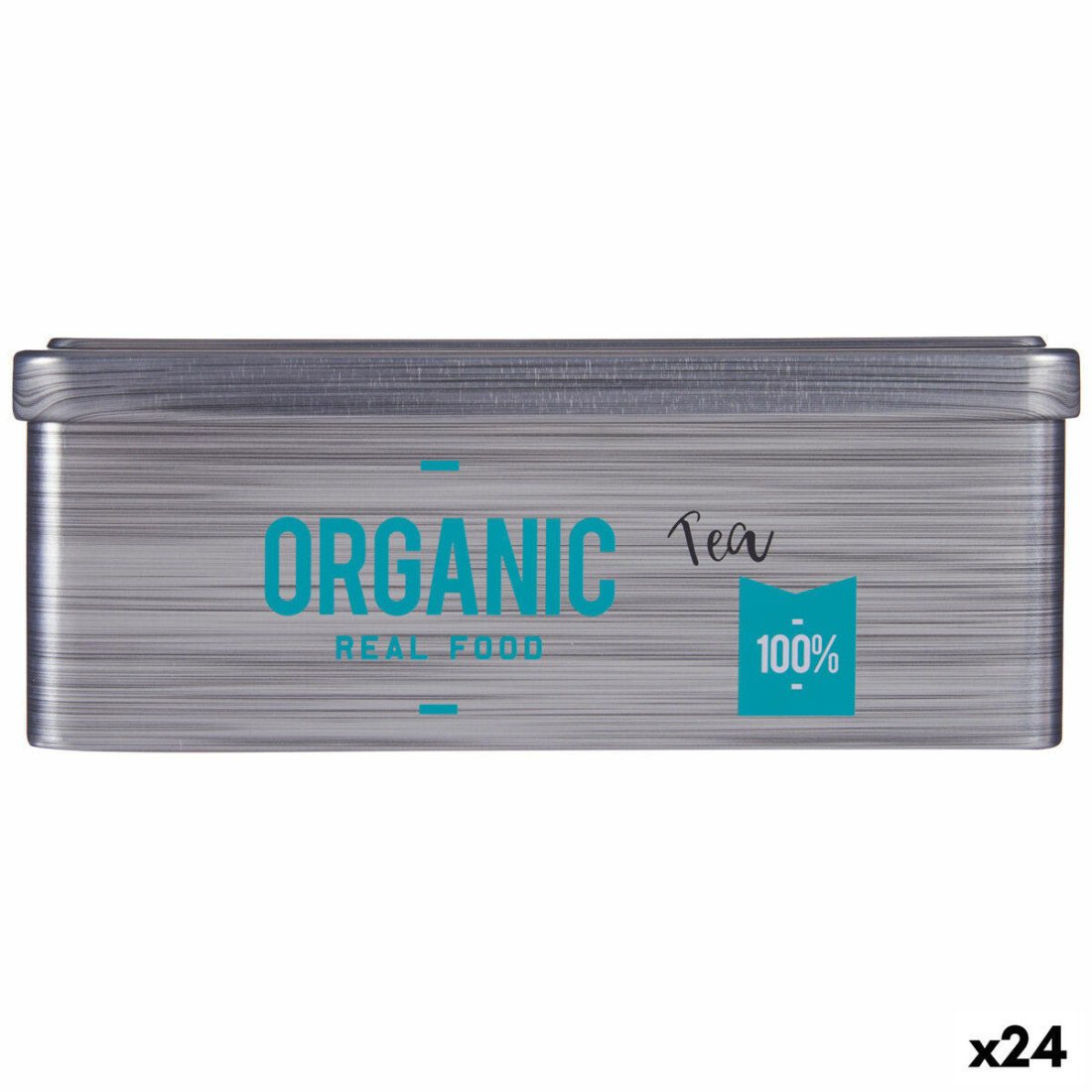 Dėžutė arbatai Organic Tea Pilka Alavas (11 x 7,1 x 18 cm) (24 vnt.)