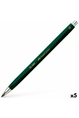 Pieštuko laikiklis Faber-Castell Tk 9400 3 Žalia (5 vnt.)