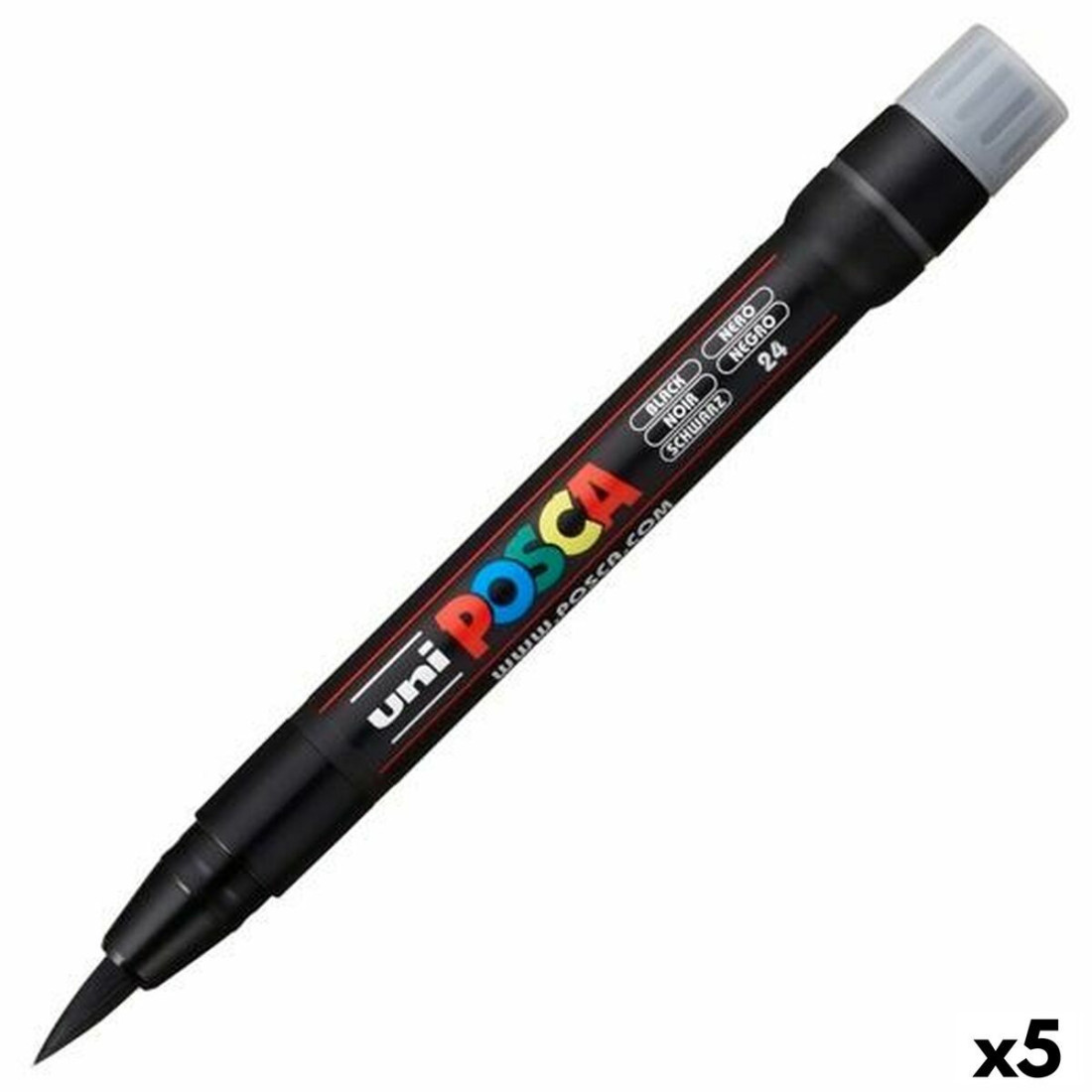 Fetras POSCA PCF-350 Juoda (5 vnt.)