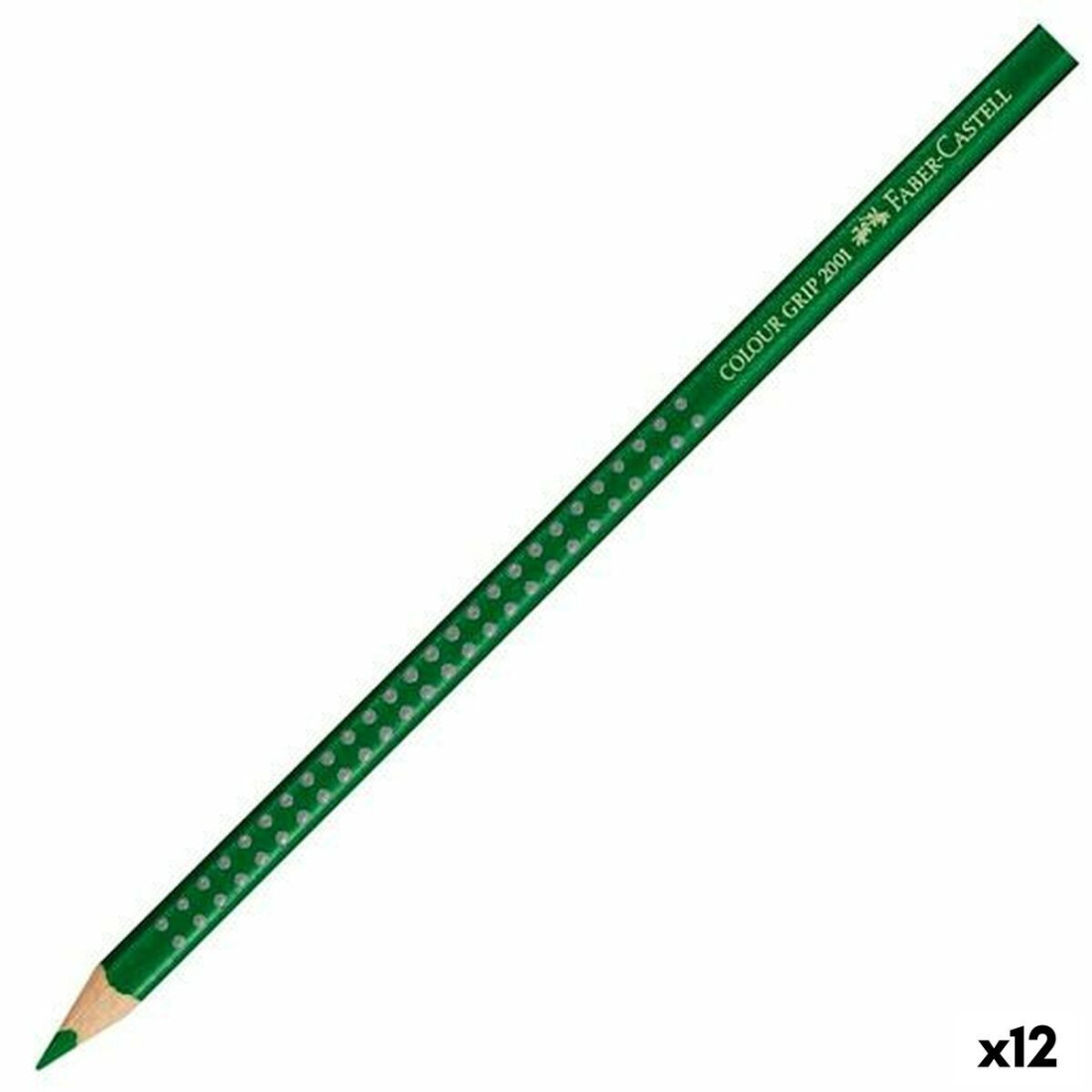 Akvareliniai spalvoti pieštukai Faber-Castell Tamsiai žalia (12 vnt.)