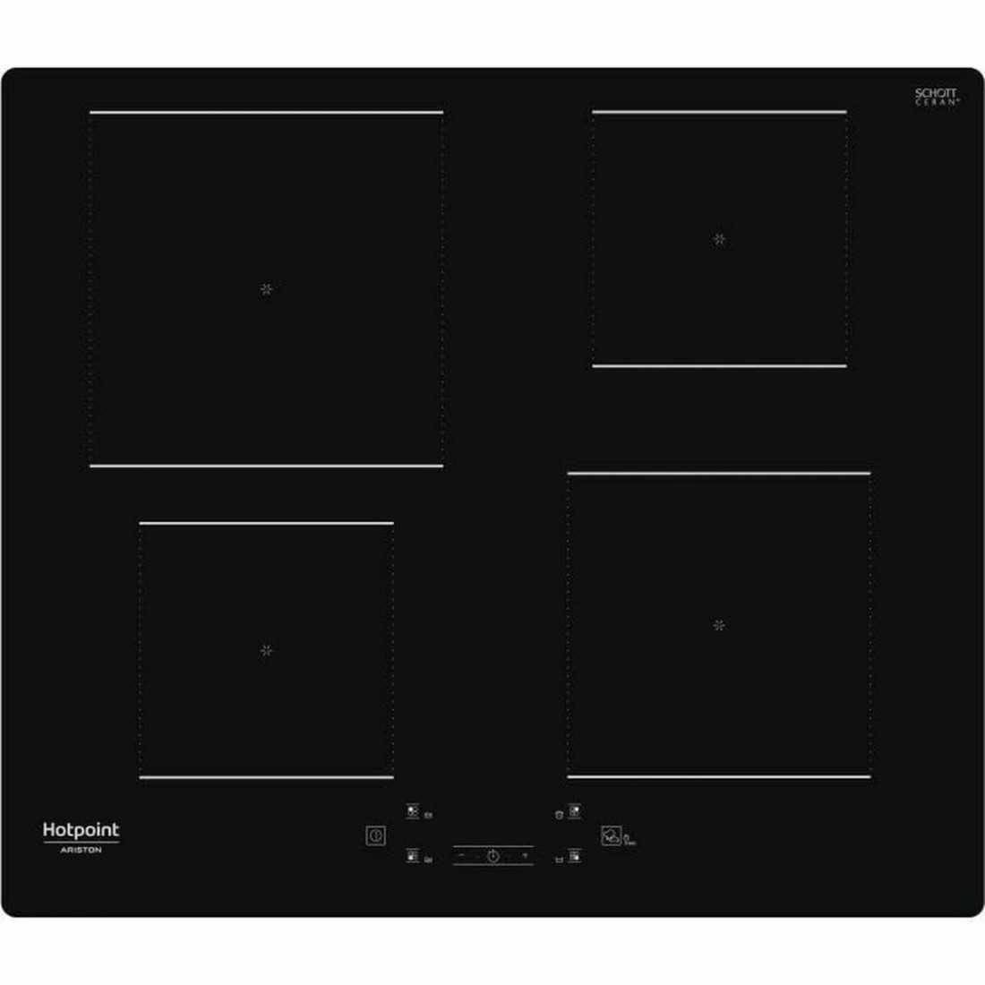 Indukcinė kaitlentė Hotpoint HQ5660SNE 60 cm 7200 W