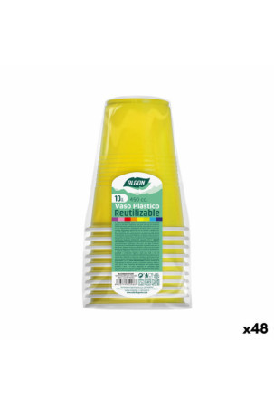 Daugkartinio naudojimo akinių rinkinys Algon Geltona 48 vnt. 450 ml (10 Dalys)