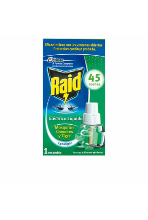 Priemonė nuo uodų Raid Proteccion Antimosquitos Eucalipto Eukaliptas 45 Naktis