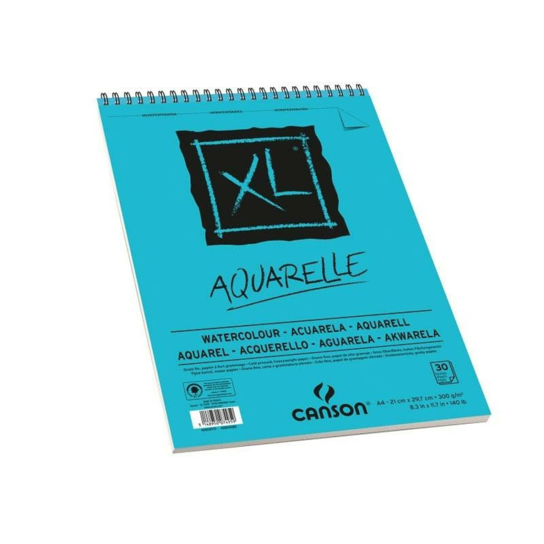 Akvarelės padėklas Canson Aquarelle XL 300 g/m²