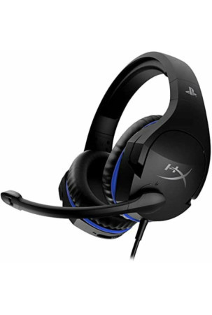 Žaidimų ausinės su mikrofonu Hyperx HyperX Cloud Stinger PS5-PS4 Juoda / Mėlyna Mėlyna Juoda