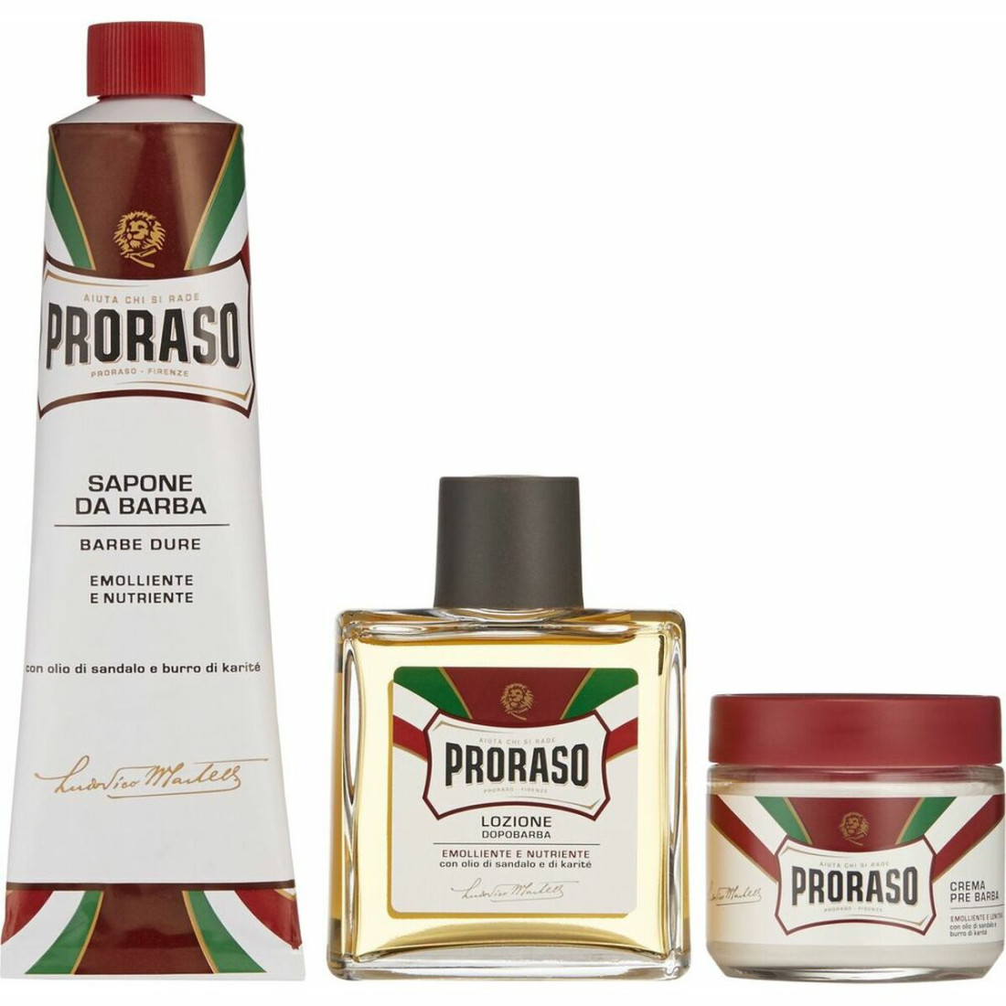 Skutimosi rinkinys Proraso Red Vintage Primadopo 3 Dalys