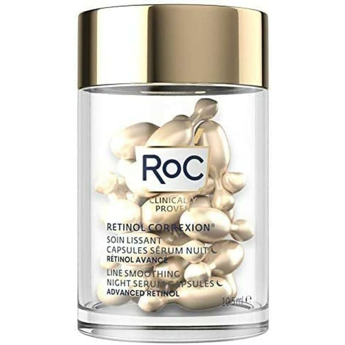 Veido serumas Roc Line Smoothing Renitol Naktis 30 Kapsulės