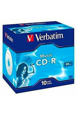 CD-R Verbatim Music CD-R 700 MB Juoda (10 vnt.)