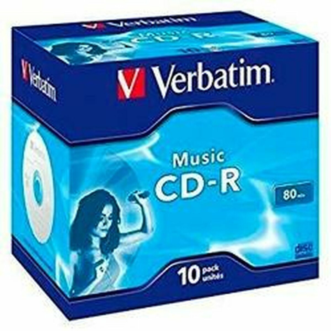 CD-R Verbatim Music CD-R 700 MB Juoda (10 vnt.)