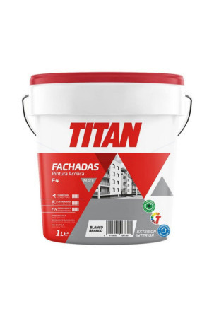 Dažai Titan 125670001 125 ml Balta 1 L