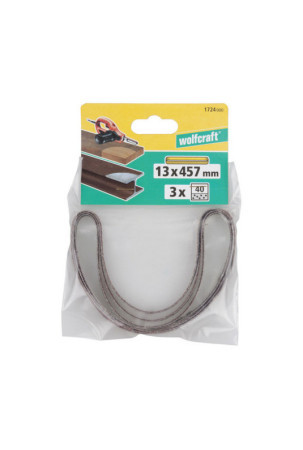 Belt sandpaper Wolfcraft 1725000 80 g