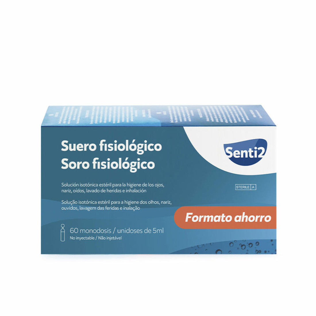 Fiziologinis tirpalas Senti2 Suero Fisiológico 5 ml 60 vnt.