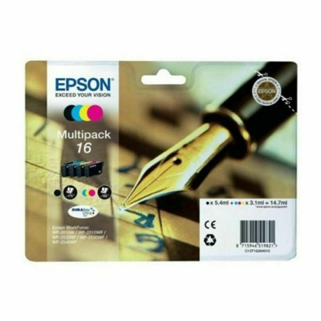 Suderinamas rašalo kasetė Epson 16 Spalvotas