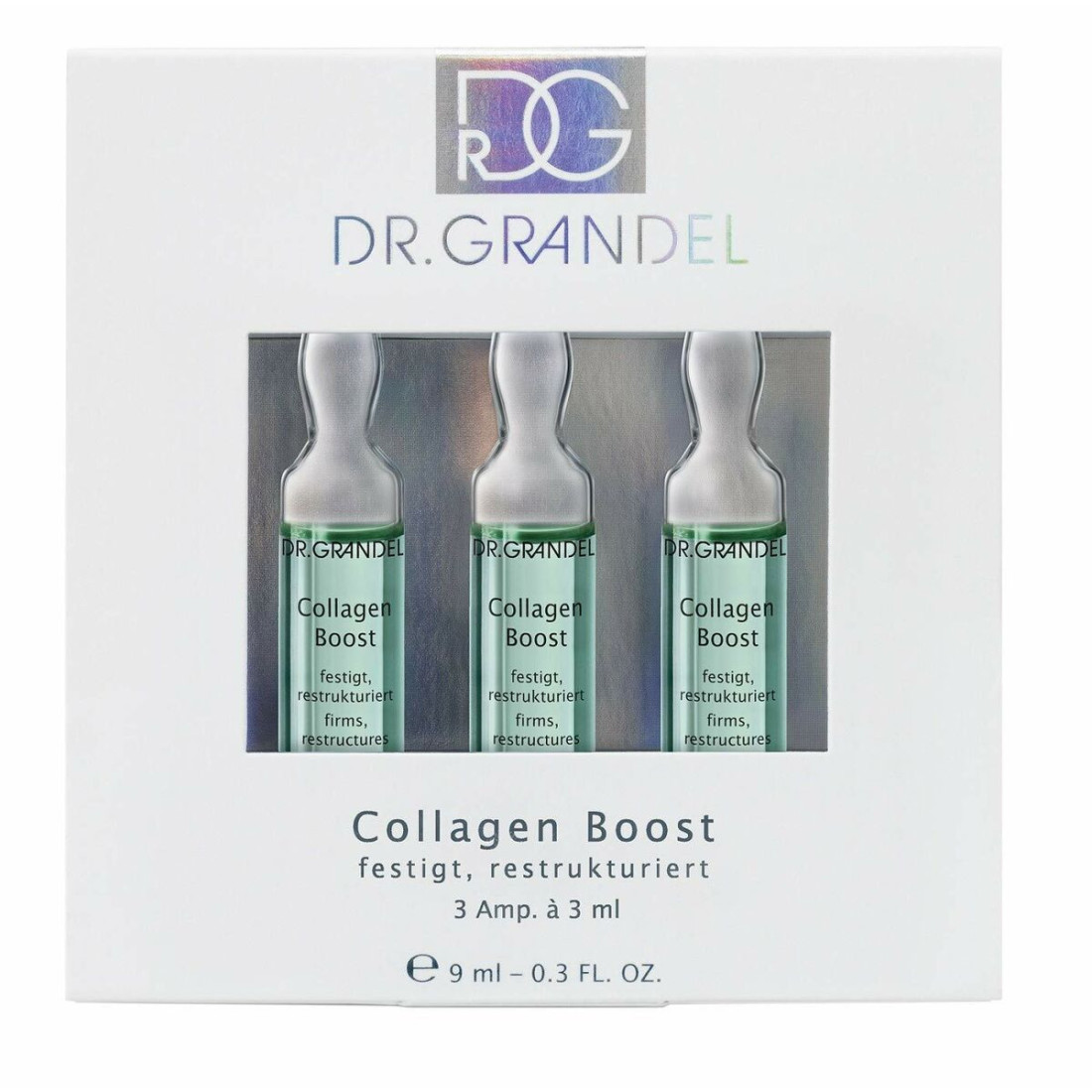 Ampulės su "liftingo" efektu Dr. Grandel Collagen Boost 3 x 3 ml 3 ml