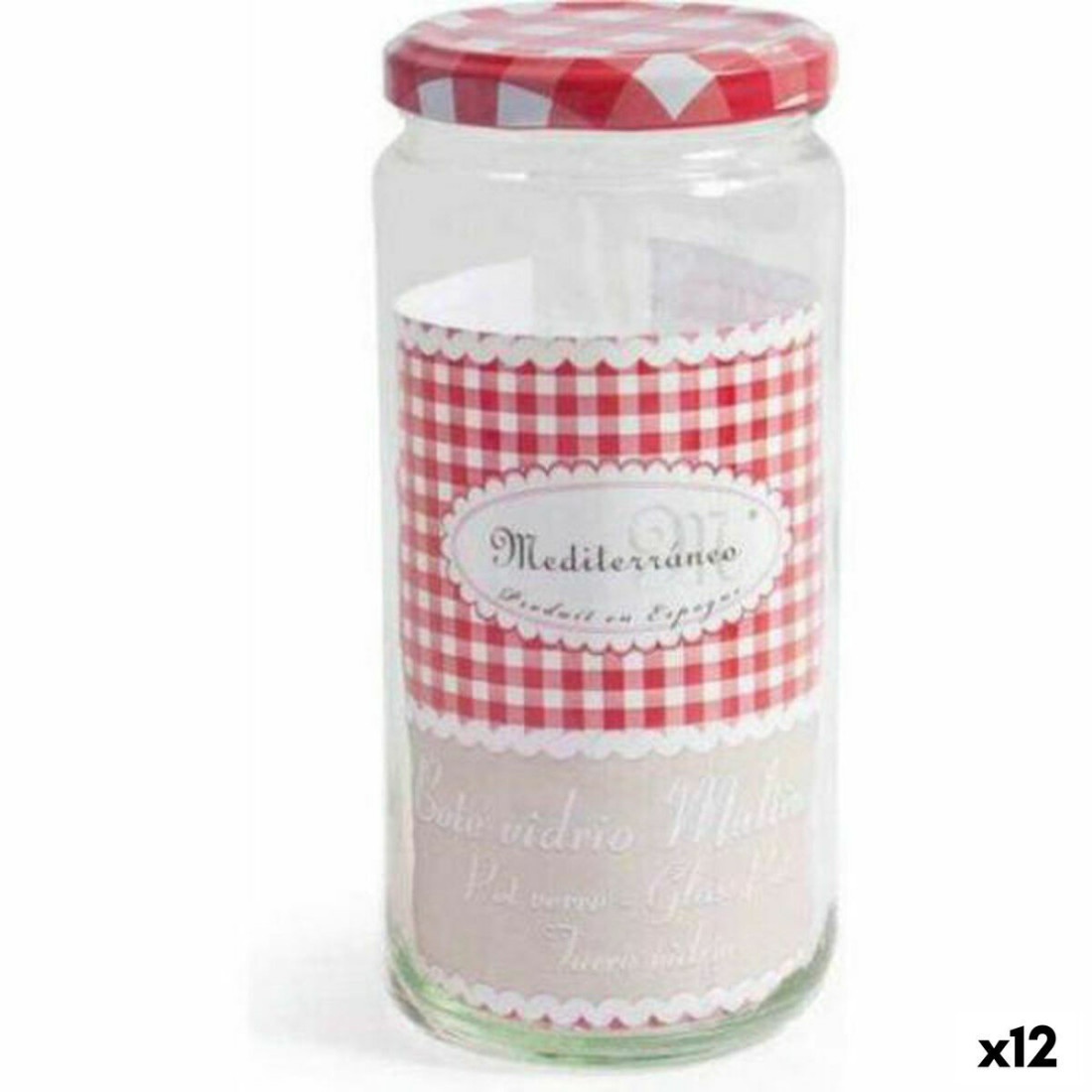 Stiklainis La Mediterránea Norma Daugkartinis naudojimas 720 ml stiklas (12 vnt.)