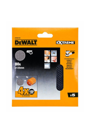 Šlifavimo diskai Dewalt dtm3103-qz Ø 125 mm 80 g 5 vnt.