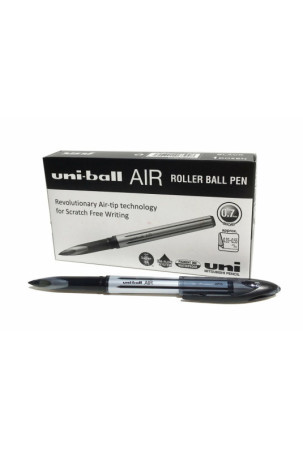 Rašiklis su skystu rašalu Uni-Ball Air Micro UBA-188-M Juoda 0,5 mm (12 Dalys)