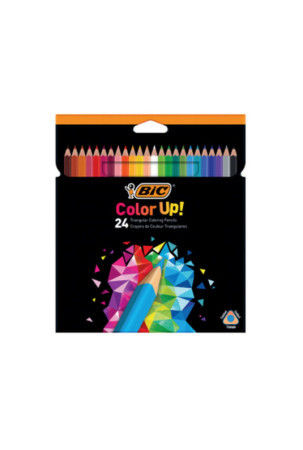 Spalvoti pieštukai Bic Color Up Spalvotas 24 Dalys