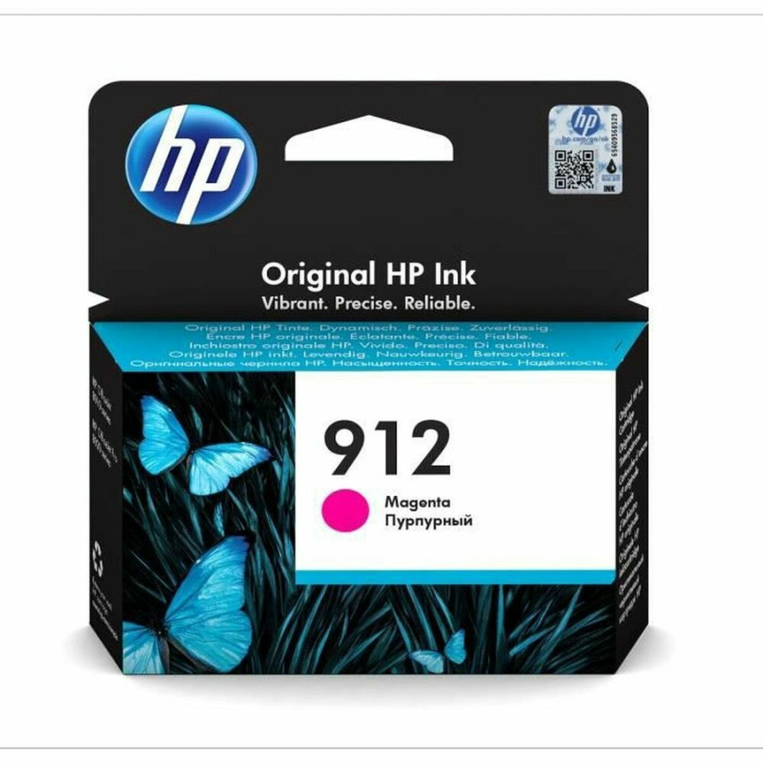 Originali rašalo kasetė HP 912 Rožinė