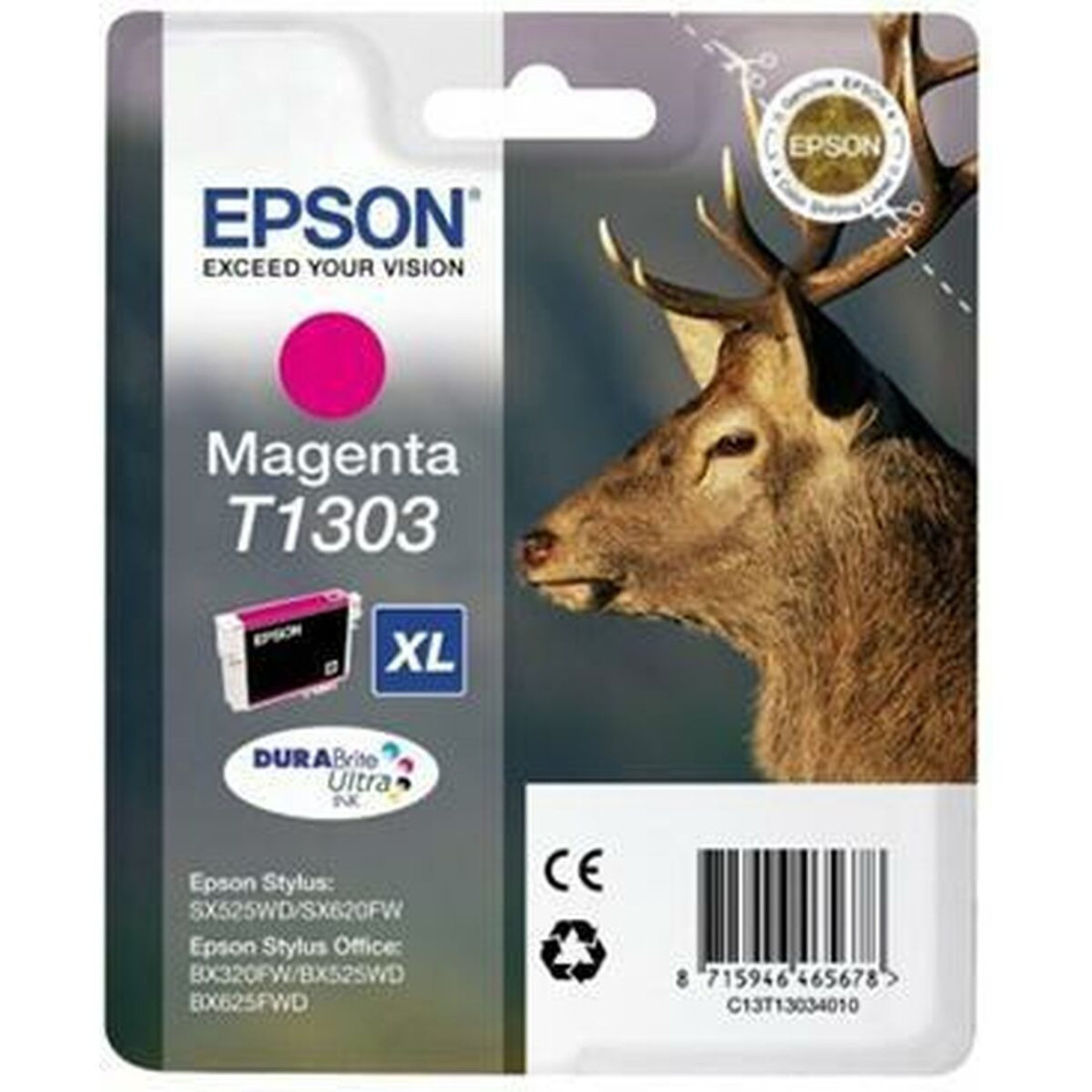 Originali rašalo kasetė Epson T1303 Rožinė