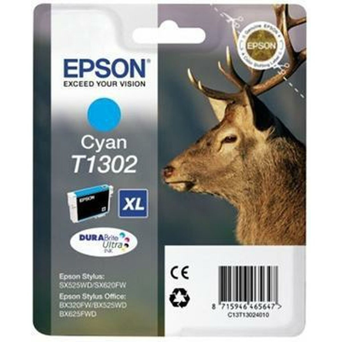 Originali rašalo kasetė Epson 21533 Ciano