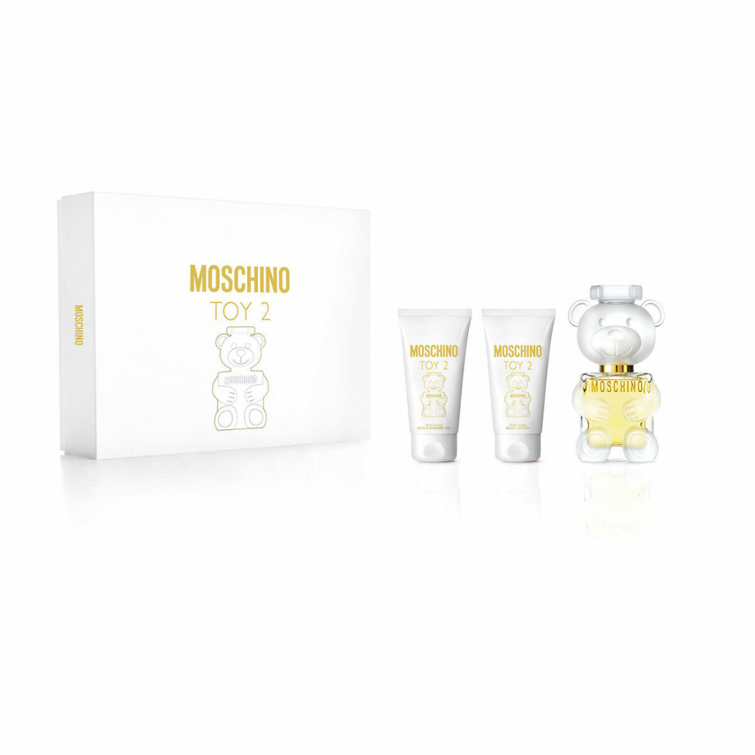 Vyriškų kvepalų rinkinys Moschino Toy 2 EDP 3 Dalys