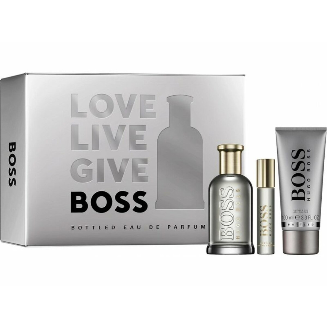 Vyriškų kvepalų rinkinys Hugo Boss BOSS BOTTLED EDP 3 Dalys