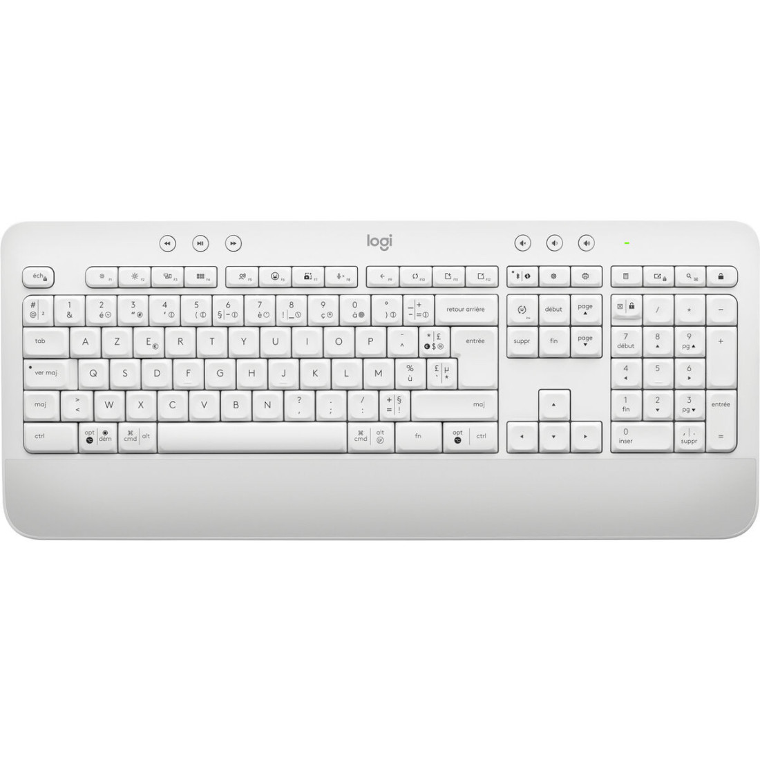 Klaviatūra Logitech Signature K650 AZERTY Prancūzų Balta