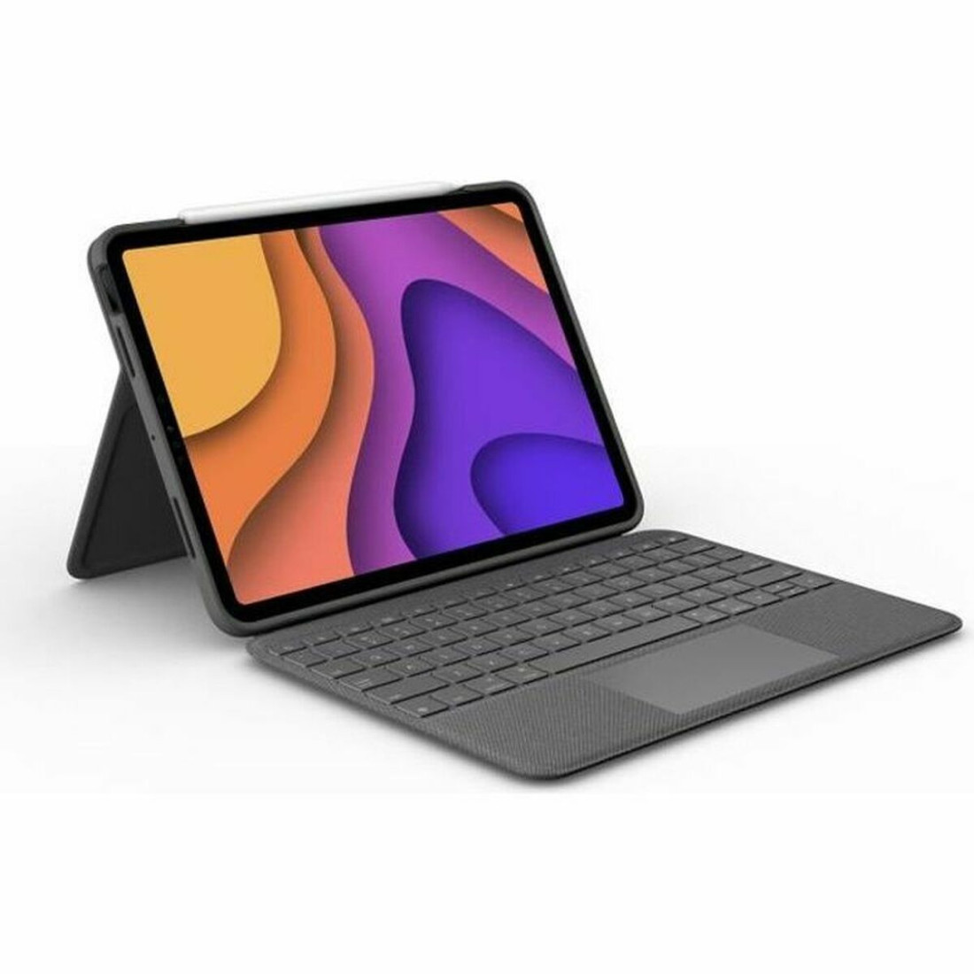 Bluetooth klaviatūra su atrama planšetei Logitech iPad Air 4th Gen Pilka AZERTY