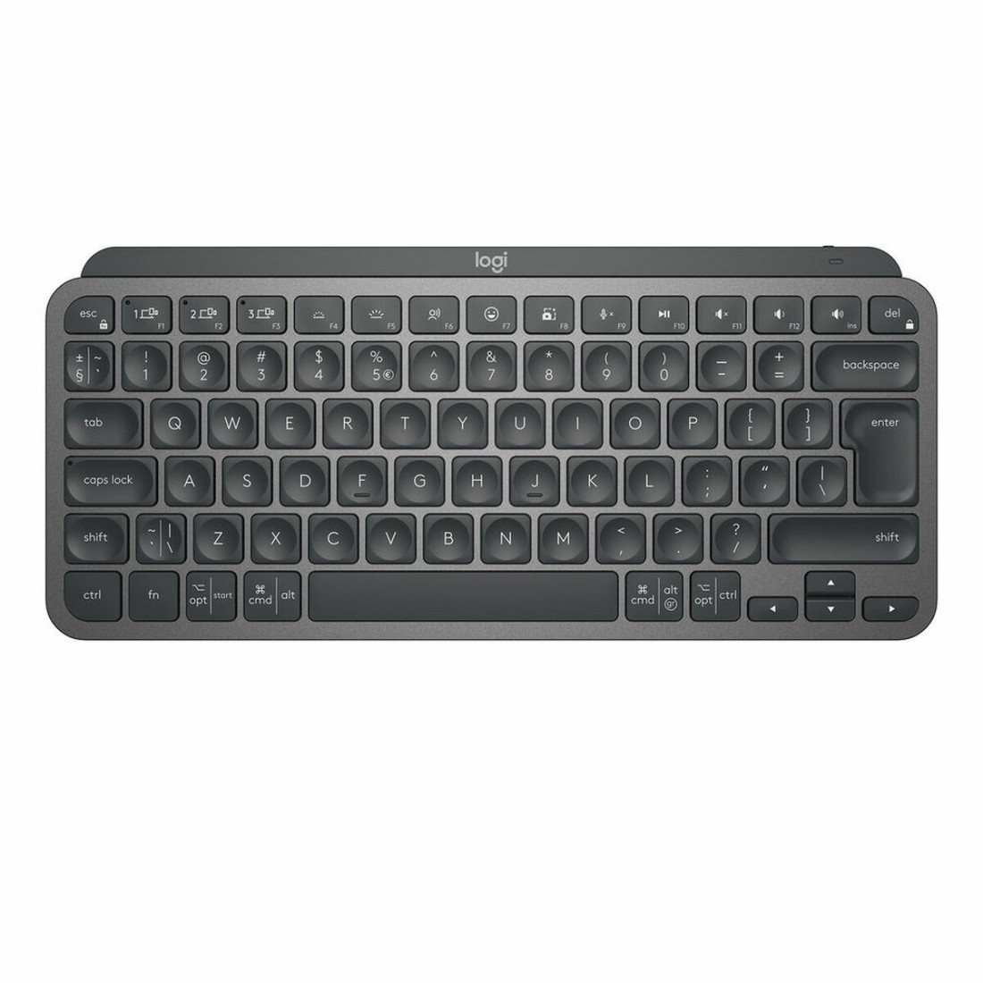 Klaviatūra Logitech MX Keys Mini Prancūzų Tamsiai pilka AZERTY