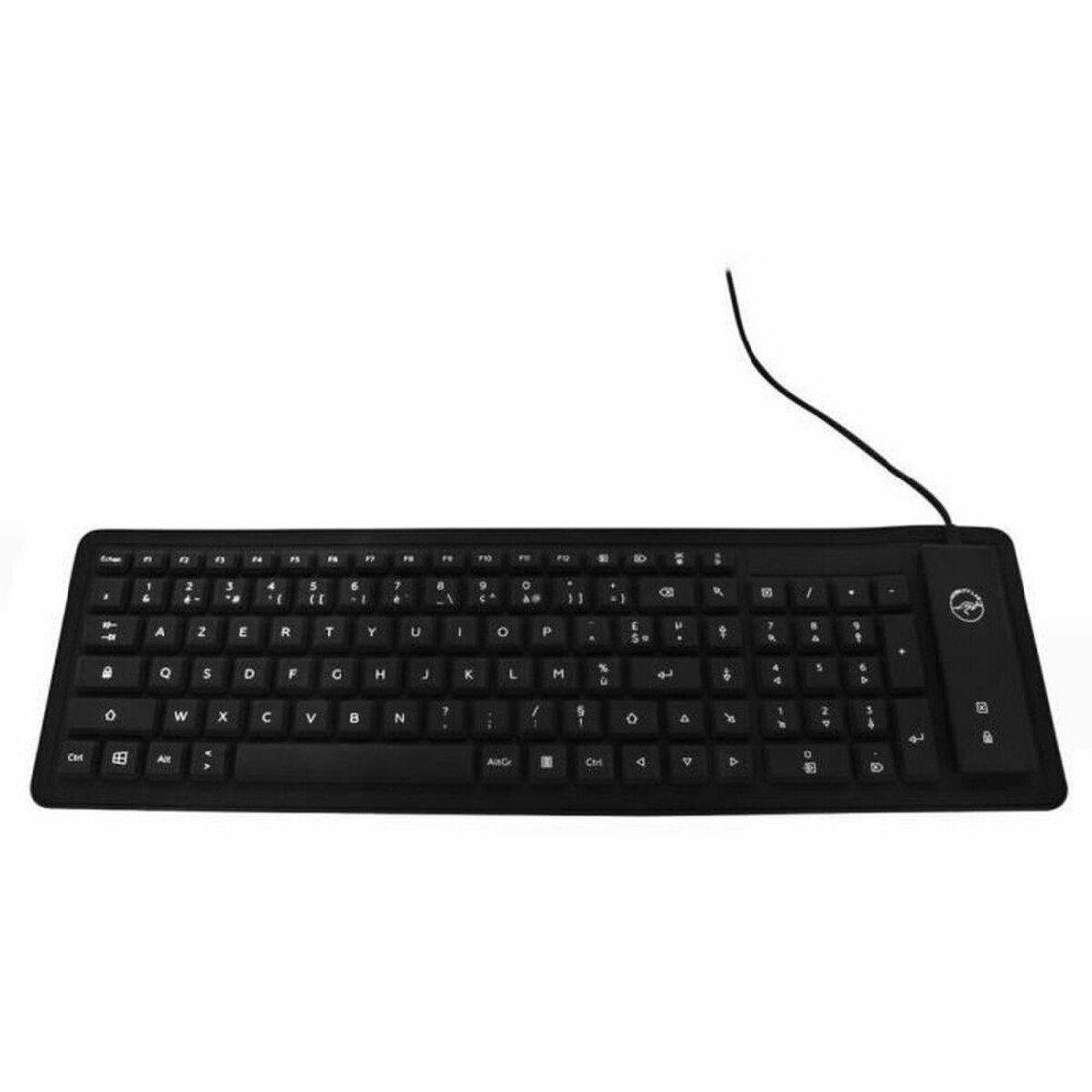 Klaviatūra Mobility Lab ML300559 AZERTY Valcavimo Juoda