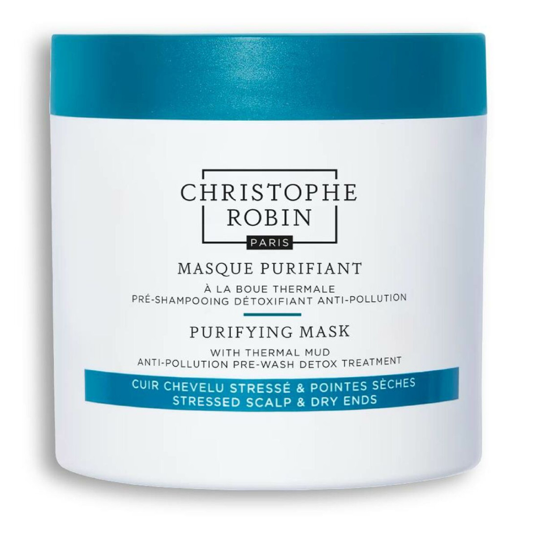 Plaukų kaukė Christophe Robin Purifying Mud 250 ml