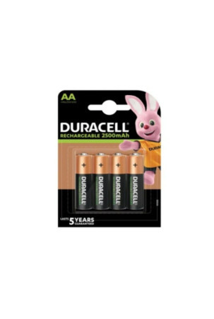 Įkraunamos baterijos DURACELL HR06-P AA NiMh 2500 mAh (4 pcs)