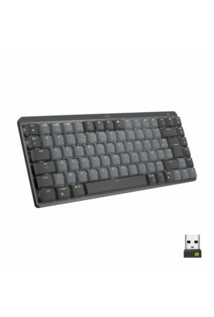 Klaviatūra Logitech MX Mini Prancūzų Tamsiai pilka AZERTY AZERTY