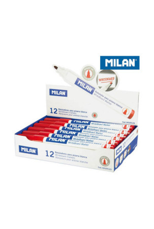 Fetras Milan Balta lenta 12 vnt. Raudona PVC