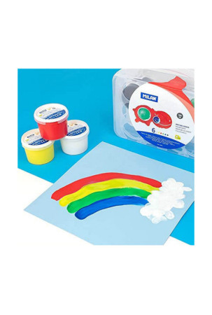 Žaidimas iš plastilino Milan Soft dough 913510B Geltona Mėlyna Spalvotas 85 g Daržovė (10 vnt.)