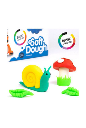 Žaidimas iš plastilino Milan Soft dough 913510B Geltona Mėlyna Spalvotas 85 g Daržovė (10 vnt.)