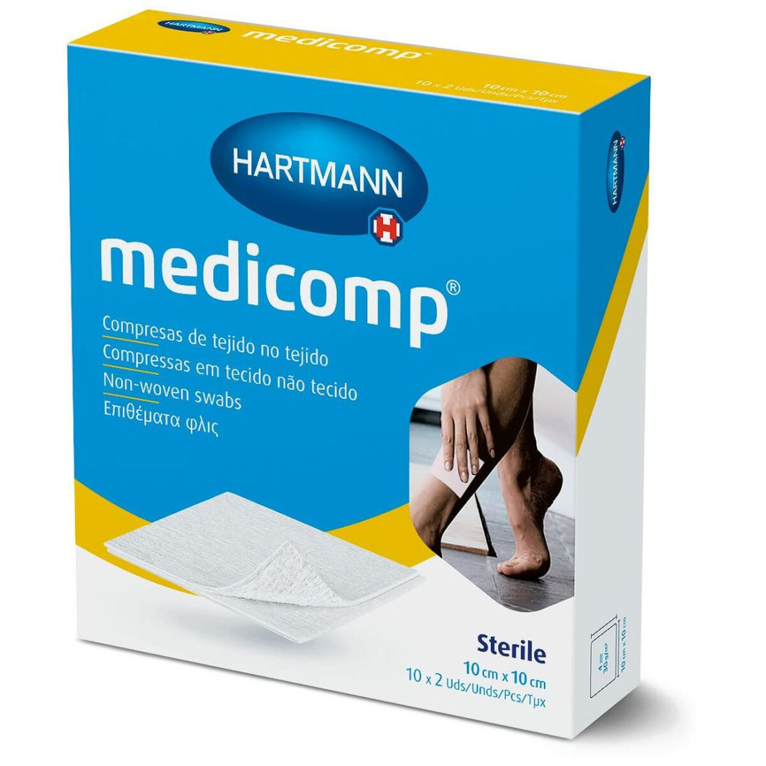 Sterili marlė Hartmann Medicomp 10 x 10 cm 20 vnt.