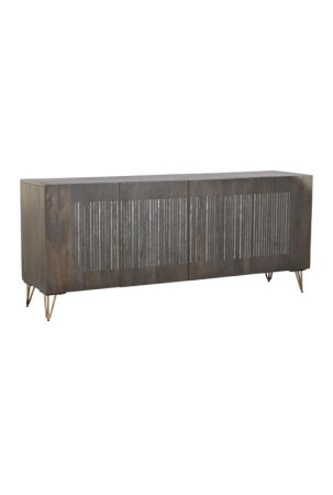 Indauja DKD Home Decor Metalinis Ruda Mango mediena (177 x 45 x 77 cm)