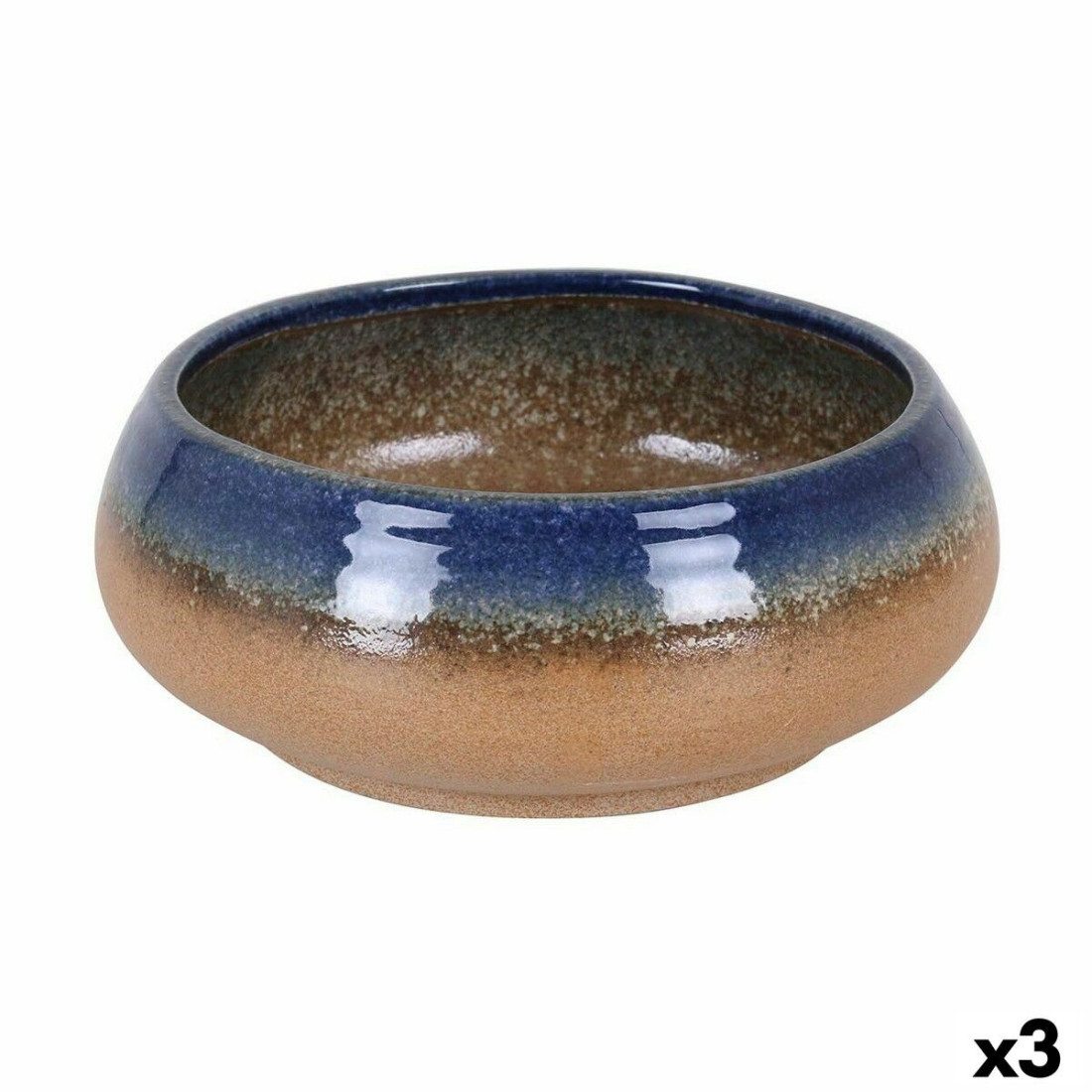 Salotų Dubuo Inde STONEWARE CARIBIAN 21 x 8 cm (3 vnt.)