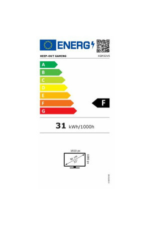 Monitorius KEEP OUT XGM32V5 32" FHD